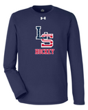 LS Hockey UA Long Sleeve Shirt (White, Navy, Grey)