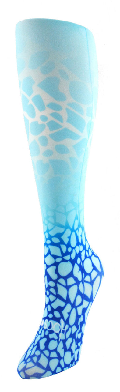 Hocsocx Blue Field Hockey Sticks Socks Medium