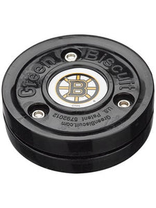 Boston Bruins Green Biscuit Street Hockey Puck